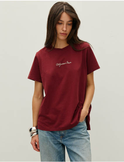 Картинка Футболка бордова